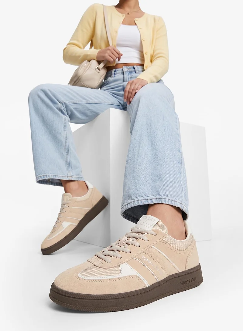 Tommy Jeans White Clay The Greenwich Edge Low Top Sneakers for Women | Best Price UAE