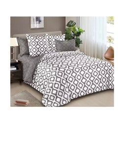BAIG 4pcs Soft & Breathable Cotton Single Comforter for All Seasons Duvet inserted bedding set 