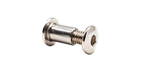 binifiMux 10-Pack M6 x 10mm Rivet Hex Socket Head Cap Connecting Bolt and Barrel Nut for Furniture - Image 3