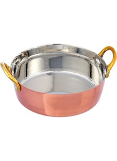 RAJ RAJ Copper Serving Dish, 15 CM, Silver, RSD003, 1 PC  - Image 1
