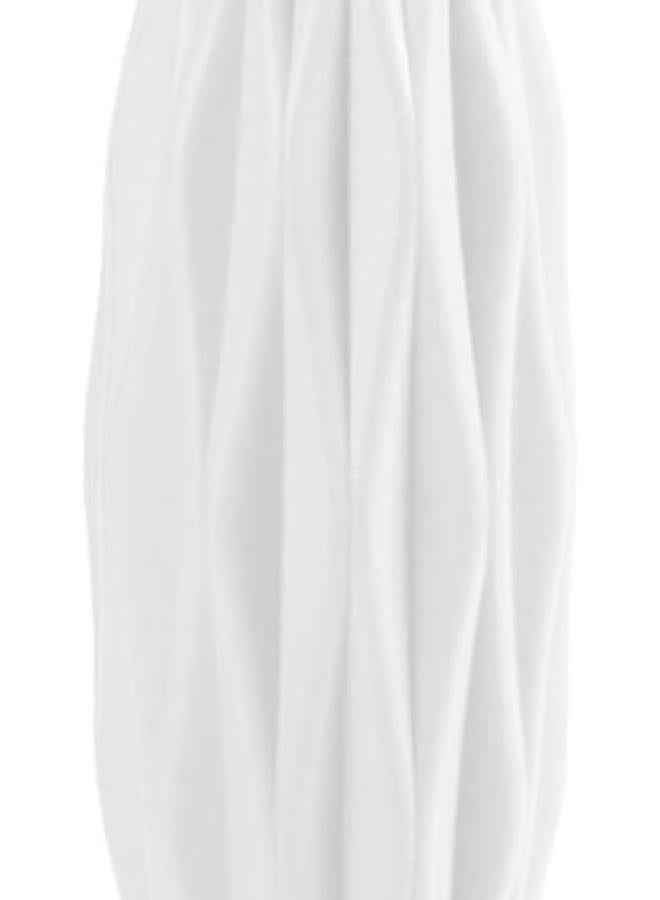 Flower Vases White Decorative Modern Floral Plastic Vase for Home Decor Living Room Centerpieces and Events Ornamnet  - Image 1