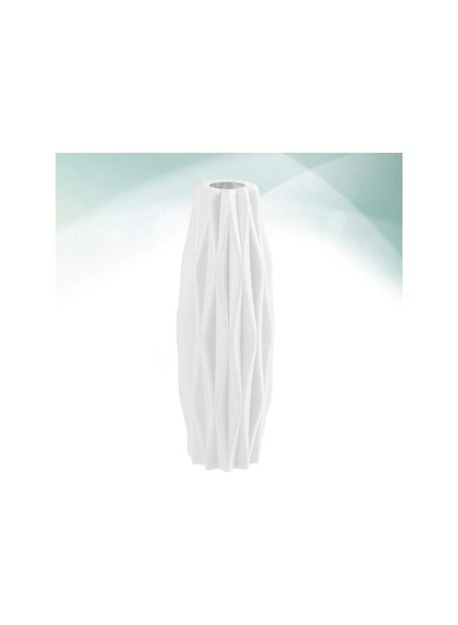 Flower Vases White Decorative Modern Floral Plastic Vase for Home Decor Living Room Centerpieces and Events Ornamnet  - Image 4
