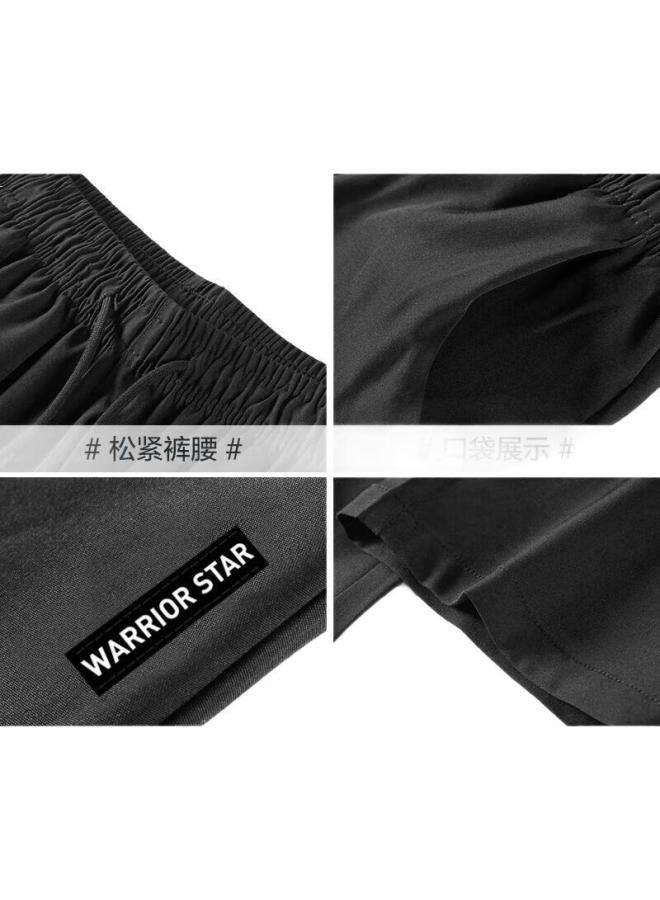 Warrior Sports Pants For Men, Spring And Summer Loose Casual Trousers, Straight-Leg Drawstring Men'S Running Fitness Long Sweatpants, Men'S Clothing - Image 2