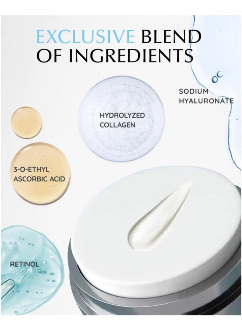 Retinol Cream for Face, Retinol & Hyaluronic Acid Face Cream, Anti-Aging Faces Moisturizer Creams, Day and Night Anti Aging Facial Moisturizer for Tightening Skin - Image 5