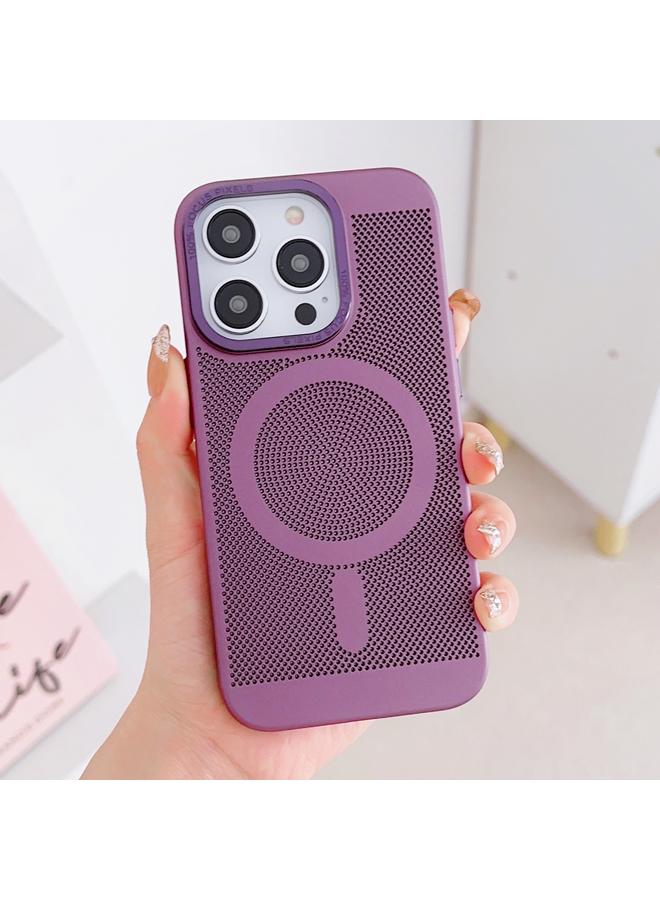 زبون جراب لهاتف iPhone 11 Pro، جراب هاتف مغناطيسي مبرد بالشبكة من MagSafe - Image 1