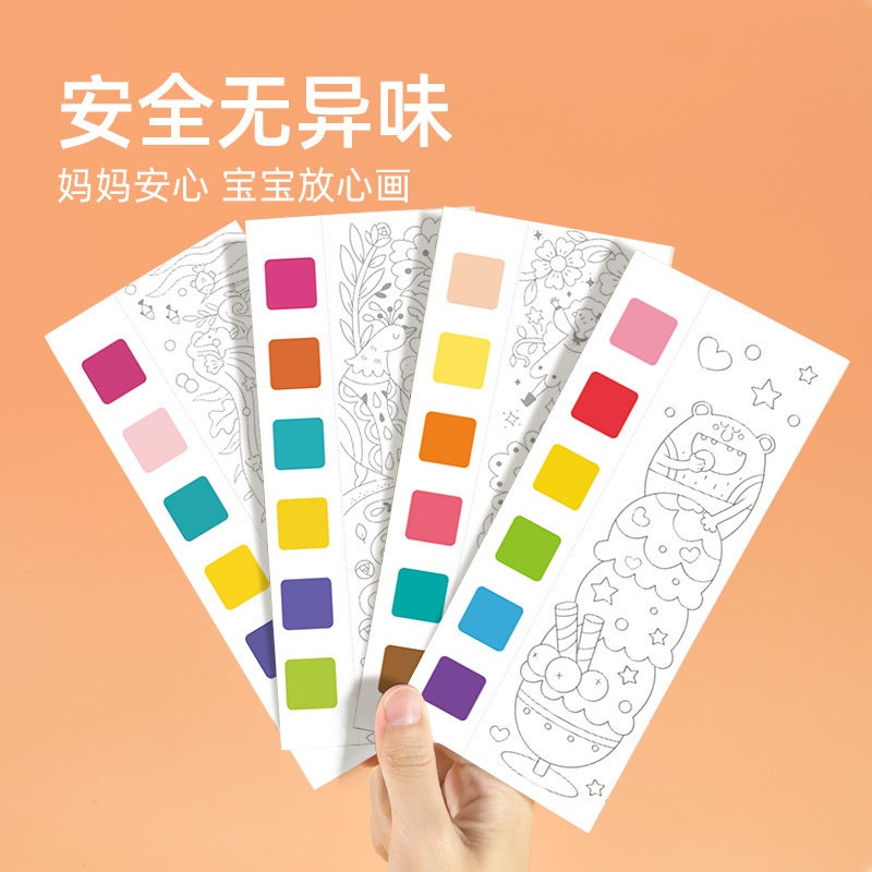 Purchase Order Princess Milu Watercolor Coloring Book Children'S Own Paint Graffiti Coloring Book - Image 4