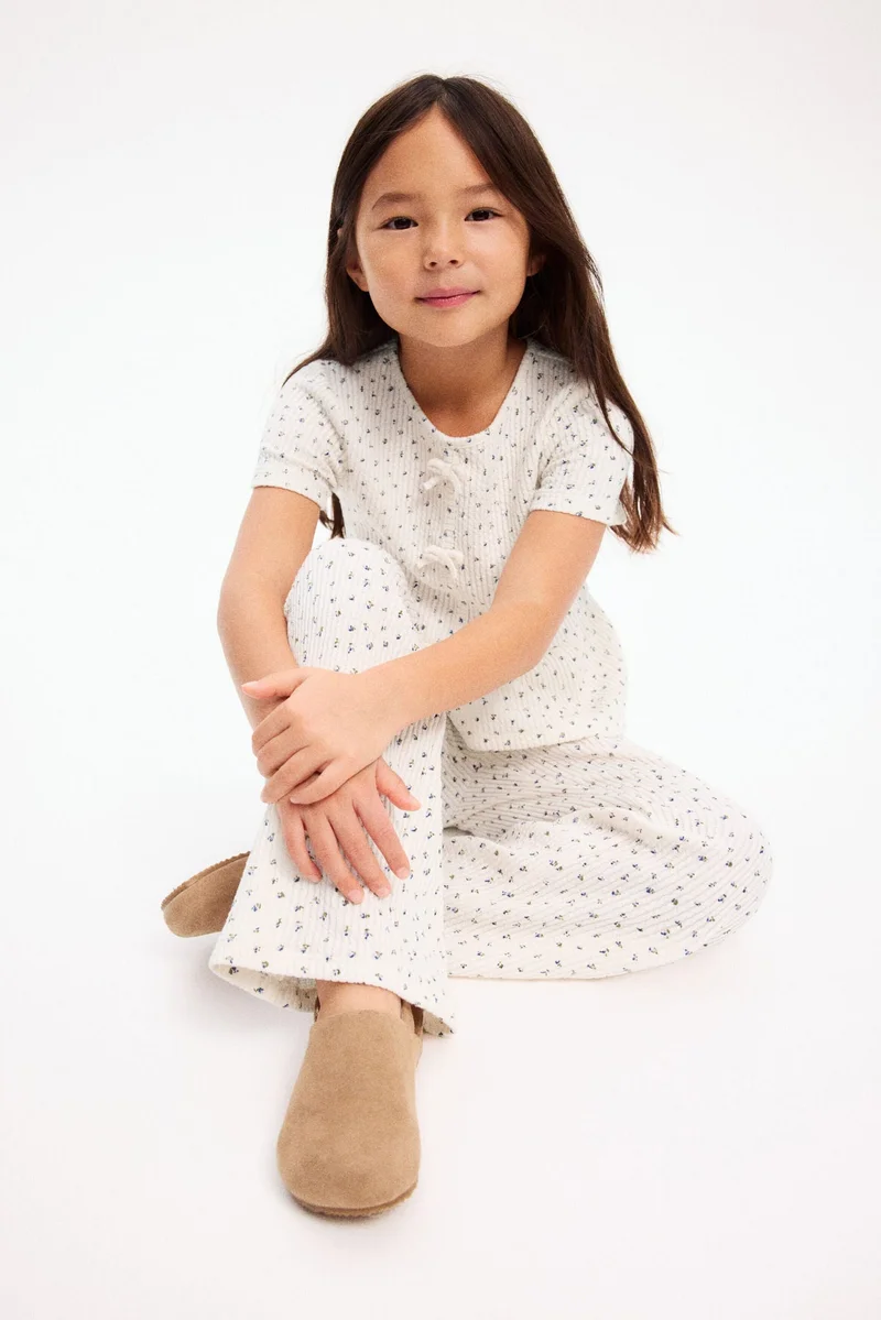 اتش اند ام طقم جيرسيه بملمس بارز - عبوة من قطعتين