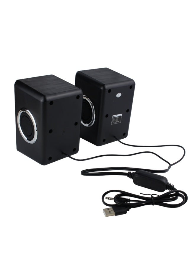 Kisonli T-005 Professional Speakers Set 2.0 Multimedia Speaker for Mobile Phones - Image 5