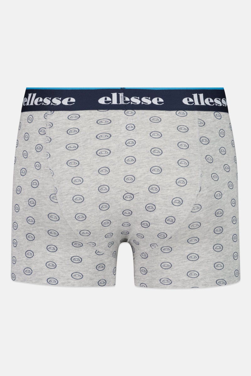 Ellesse Men 3 Pieces Brand Logo Trunks, Multicolor - Image 4
