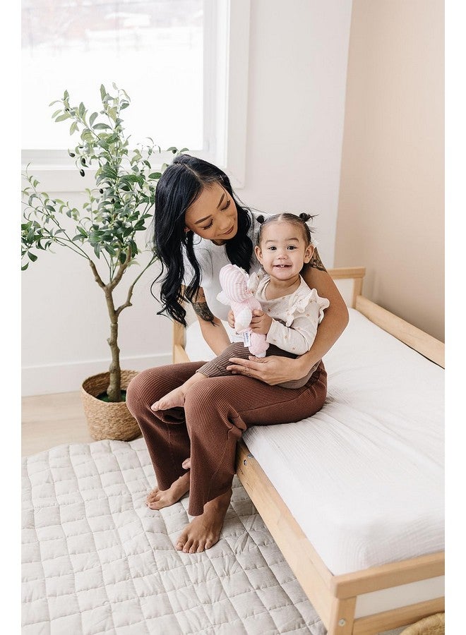 Genius Baby Toys Genius Baby Toys Soft Baby Doll - Cuddly and Soft - Perfect First Baby Doll for Infants and Toddler - Cute Pink and White Outfit - No Hard Parts - Nontoxic First Doll - Perfect for Baby Shower - Image 5