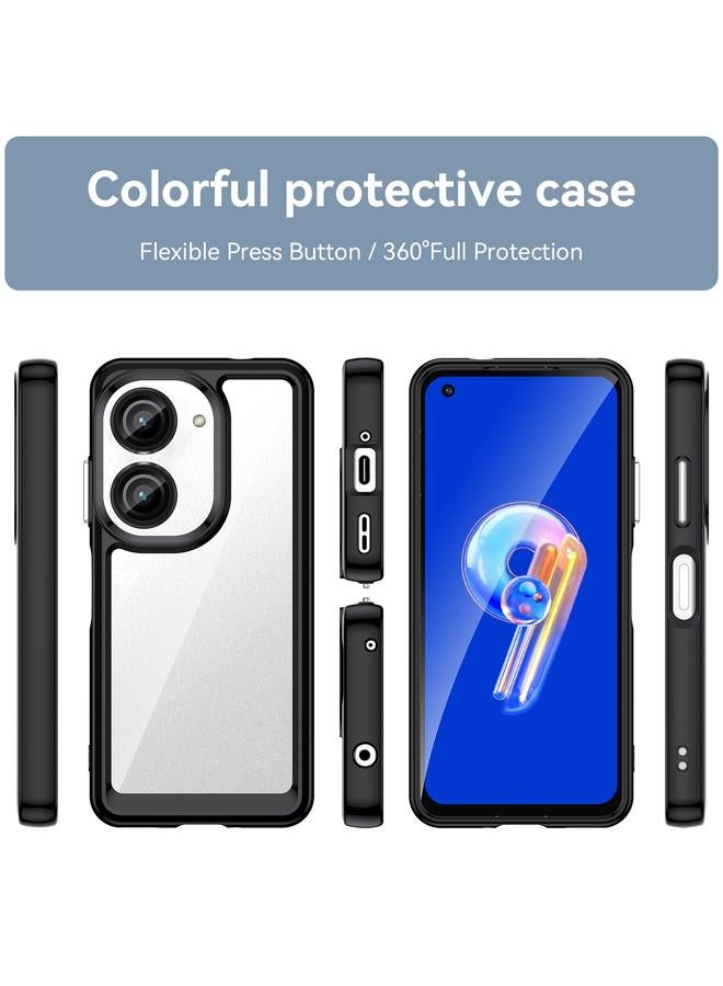 اس-توب جراب لهاتف Asus ZenFone 9 من سلسلة الألوان، مصنوع من الأكريليك + TPU - Image 2