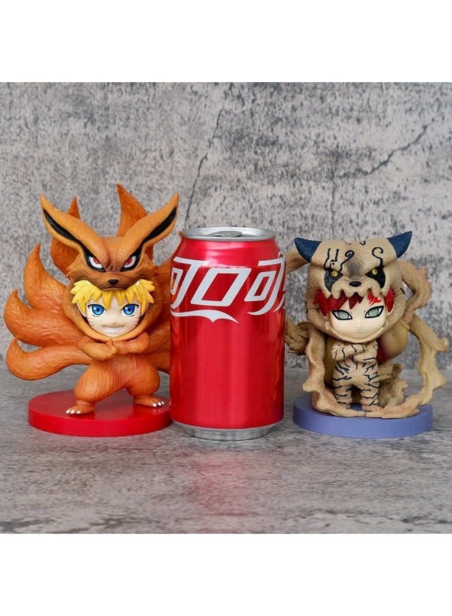 عام ناروتو الذيل الوحش دمية زي أنا أحب لوه شو انه سطح المكتب تمثال نموذج الديكور أنا أحب لوه شخصية نموذج جمع الديكور اللعب هدايا للعائلة والأصدقاء - Image 3