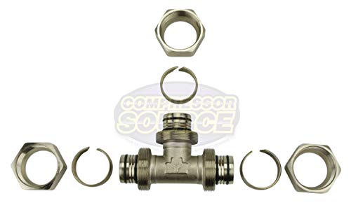 Maxline RapidAir MaxLINE Compressed Air Piping 1" Tee M8012 Max Line Rapid Air - Image 3