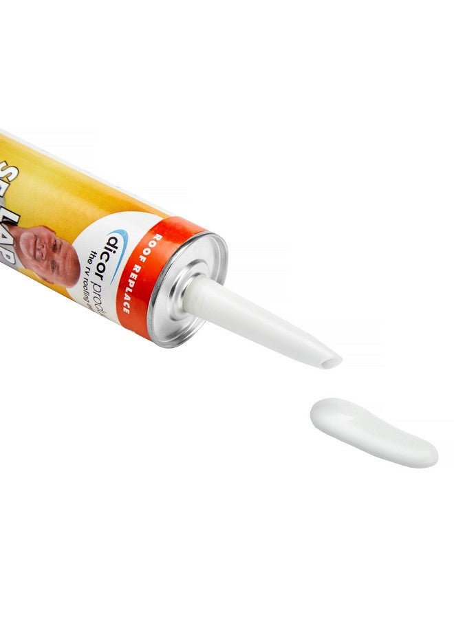 Dicor 501Lsd 1 Haps Free Self Leveling Lap Sealant For Horizontal Surfaces 10.3 Oz Dove (Bright White) Secure Ideal For Rv Roofing Maintenance Repair Appliance Application - Image 2