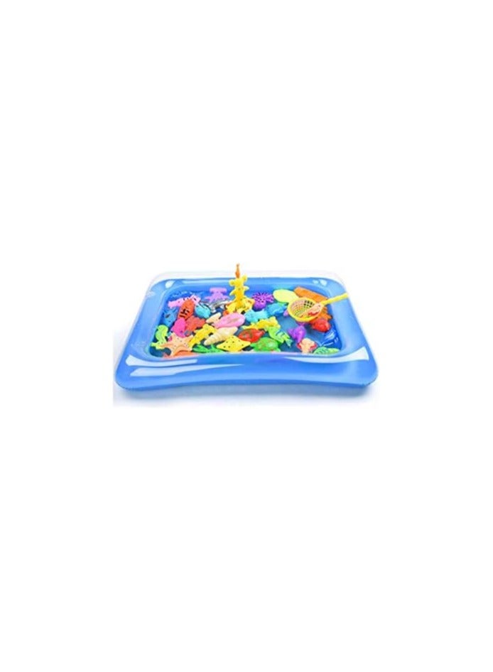 HAVEN Kids Fishing Game – Magnetic Fish Playset with Pool & Inflator, 50-Piece Set - Image 1