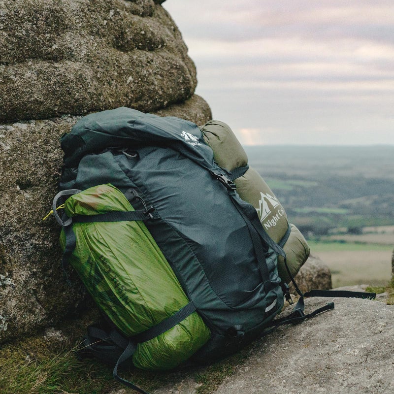 Night Cat Ultralight Tunnel Tent: Waterproof Lightweight Single People Backpacking Tent for Outdoor Camping Hiking Trekking with Double Layers Aluminum Poles and Footprint 1 Person Green - Image 2