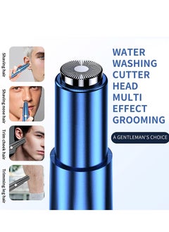SYOSI Electric Ear and Nose Hair Trimmer, Professional Painless Facial Hair Trimmer, USB Rechargeable Automatic Nose Hair Trimmer, Gifts for Men's Daily Hair Trimmer Grooming Kit  - Image 3