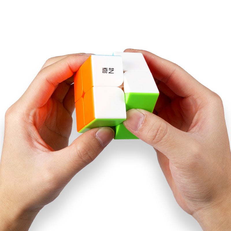 Qiyi Enlightenment S2 Second-Order Rubik'S Cube Simple Entry-Level Beginners Solid Color Smooth Stall Children'S Toys - Image 4