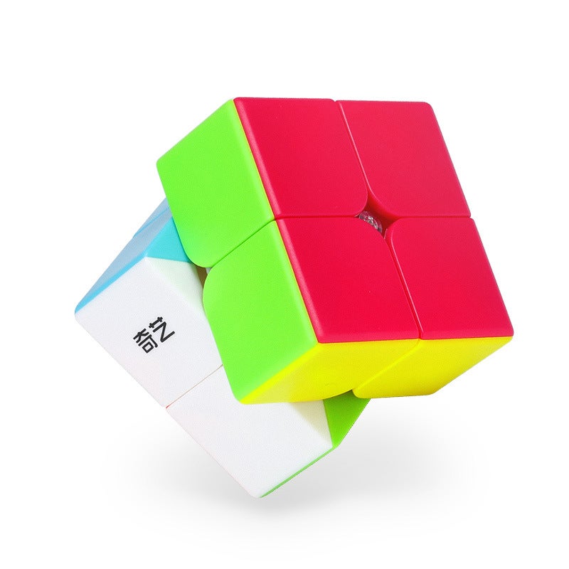 Qiyi Enlightenment S2 Second-Order Rubik'S Cube Simple Entry-Level Beginners Solid Color Smooth Stall Children'S Toys - Image 2