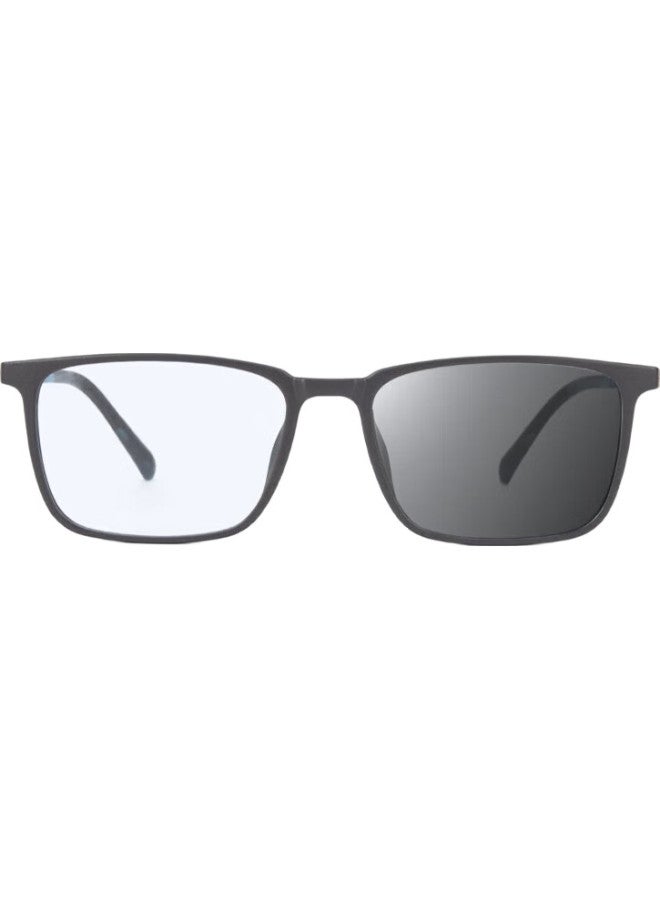 Mirror State Jingbang Plastic Steel Titanium Photochromic Blue Light Blocking Prescription Sunglasses Sunscreen With Degree Black 6545 - Image 2