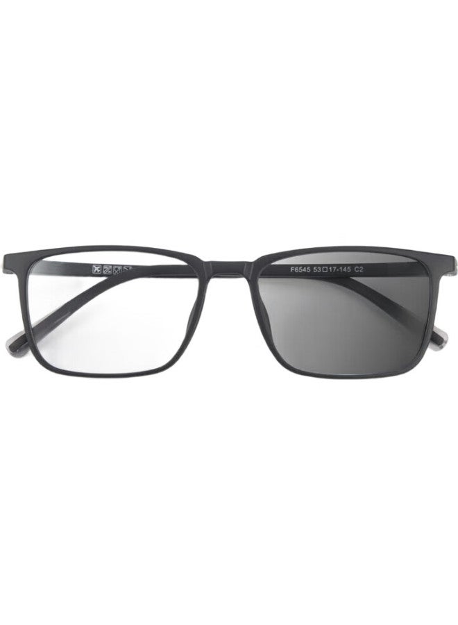 Mirror State Jingbang Plastic Steel Titanium Photochromic Blue Light Blocking Prescription Sunglasses Sunscreen With Degree Black 6545 - Image 3