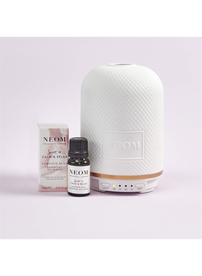 NEOM - Complete Bliss Essential Oil Blend, 10ml | Blush Rose, Lime & Black Pepper | Scent to Calm & Relax Range | 100% Natural Fragrance - Image 3