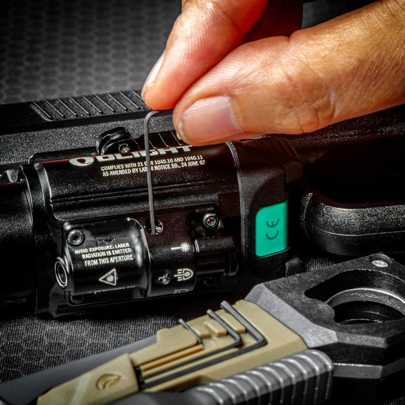 Real Avid Pistol Tool for Gun Maintenance | 19 in 1 Pistol Multitool & Handgun Utility Tool for Striker Fired & 1911 Platforms, Includes 1911 Bushing Wrench, Tanto Knife & Laser Sights Adjusters - Image 5