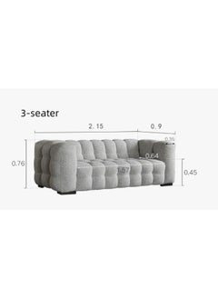 Comfynest Modern 3 Piece Boucle 3+2+2 Sofa Set Stylish Living Room Design  - Image 5