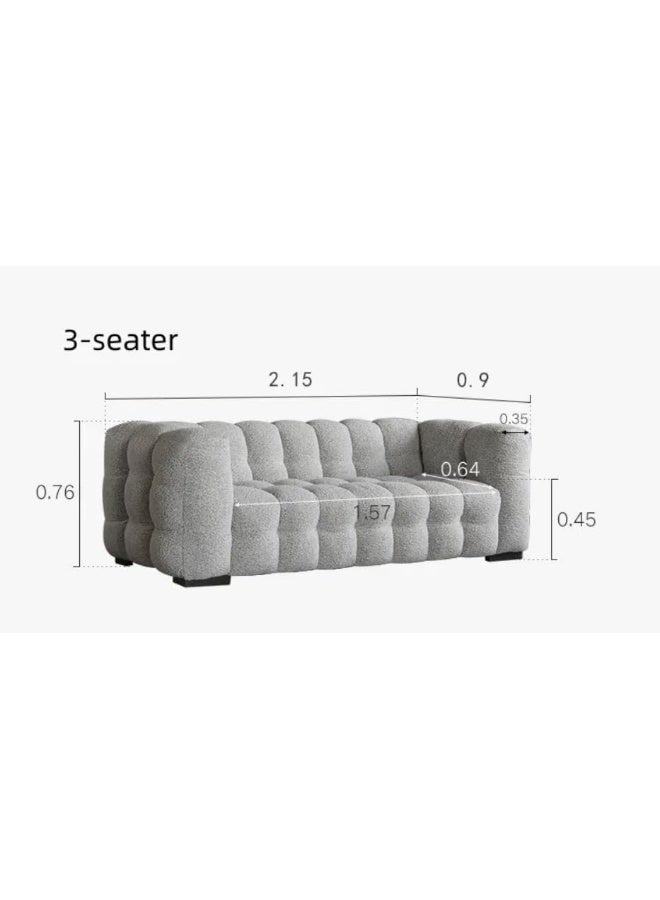 Comfynest Modern 3 Piece Boucle 3+2+2 Sofa Set Stylish Living Room Design  - Image 5