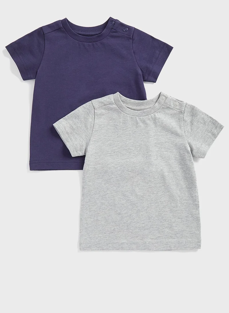 mothercare Kids 2 Pack Essential T-Shirt