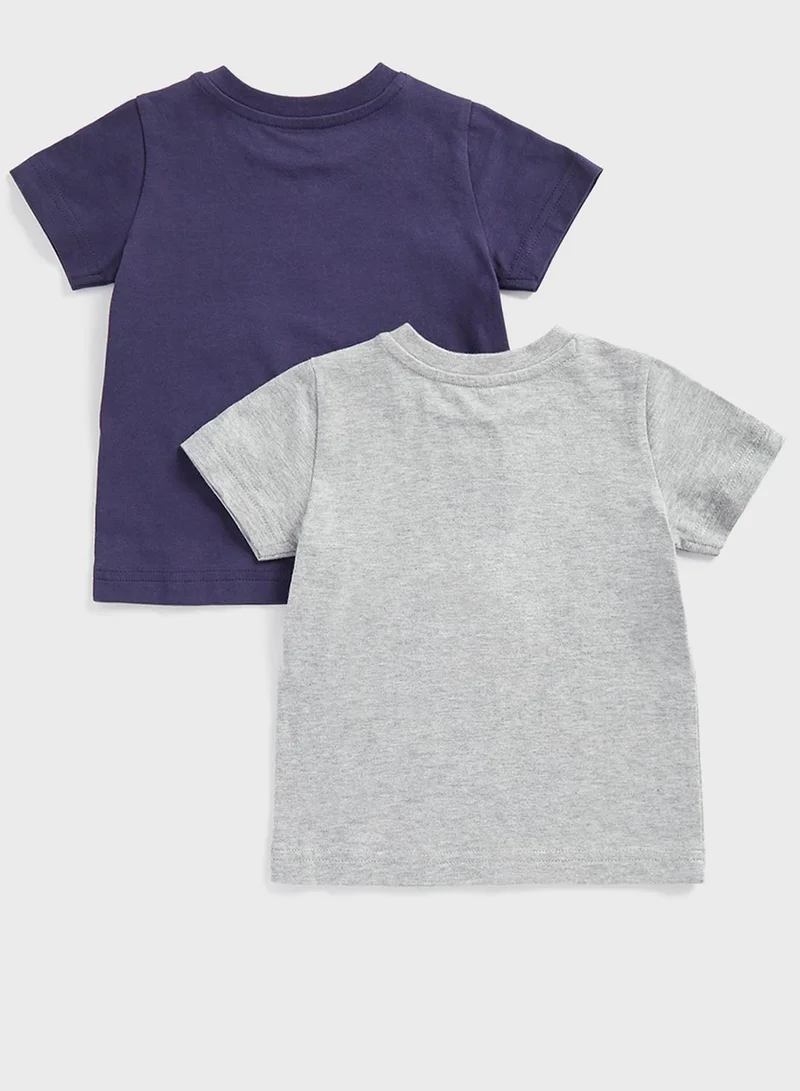 mothercare Kids 2 Pack Essential T-Shirt