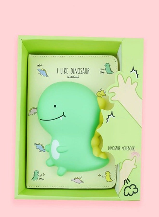 فاشون هوم لطيف الذاكرة الإسفنج Dinasaur نمط مذكرات دفتر المدرسة مكتب الكتابة الرسم المفكرة هدية مثالية للأطفال - Image 2