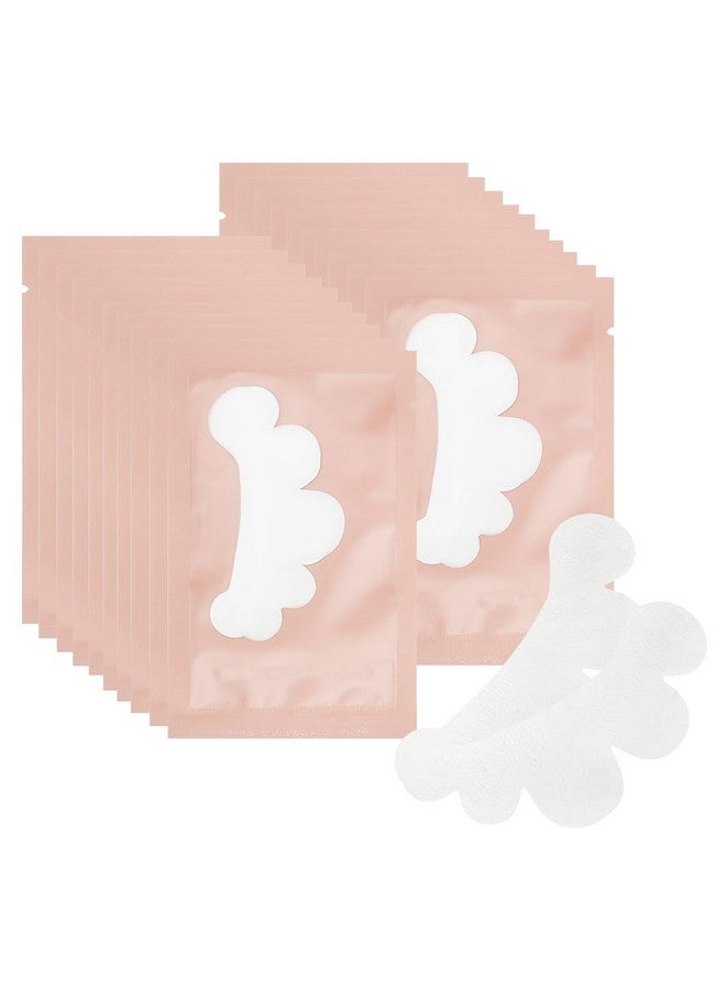 Mekupeu Mekupeu 100 Pair Eye Under Gel Pads Eyelash Extensions Patches,Lash Extension Lint Free Under Hydrogel Eye Mask Pads Beauty Tools (Pink) - Image 1