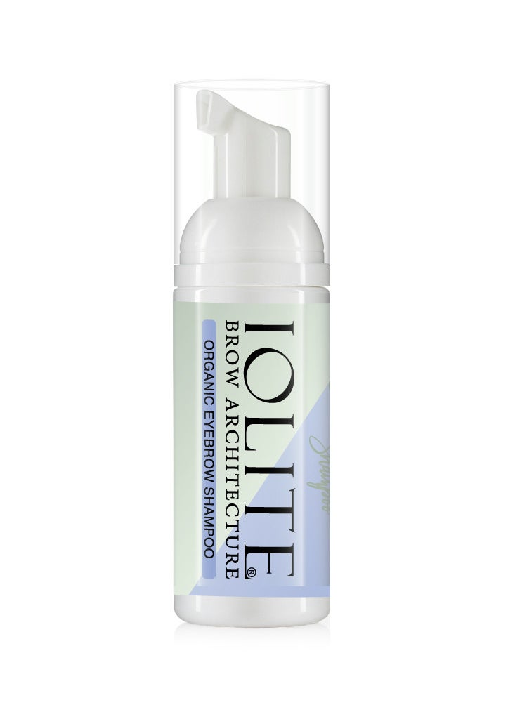IOLITE - Iolite Organic Eyebrow Shampoo 50ml Gentle Brow Cleanser for Growth Thickness & Perfect Arches Foaming Brow Shampoo - Image 1