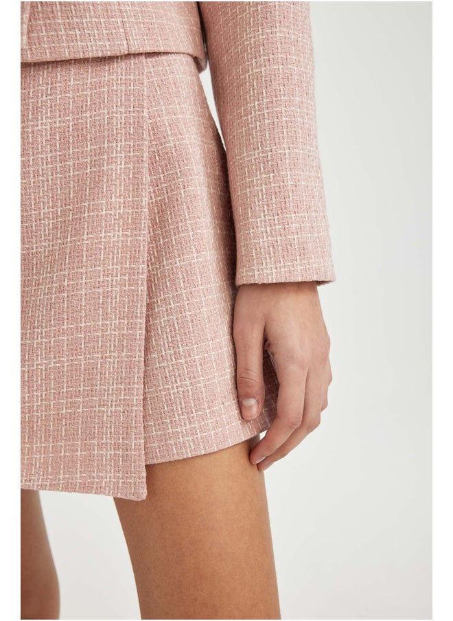 DeFacto - المرأة الذكية عارضة المنسوجة Skort - Image 1