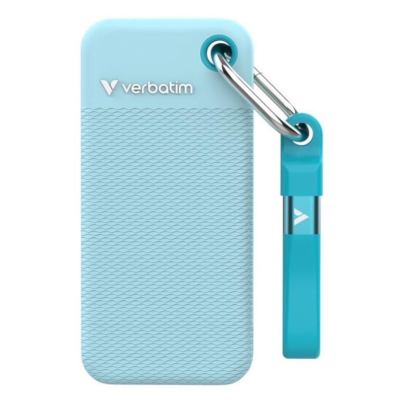 Pocket SSD 1TB External SSD USB 3.2 Gen 2 for PC Mac Console, up to 1000MB/s, rubber cases included, Polar Blue Black, high-speed durable portable storage - Image 4