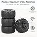 daitoku 12mm Hex Hub RC Wheels and Tires daitoku 116 RC Tires RC Truck Wheel Rims Rubber Tires for 116 OffRoad RC Car 16208 16209 16210 H16BM H16GT H16H - Image 4