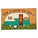 DII DII Indoor/Outdoor Natural Coir Fiber Spring/Summer Doormat, 18x30, Camper - Image 2