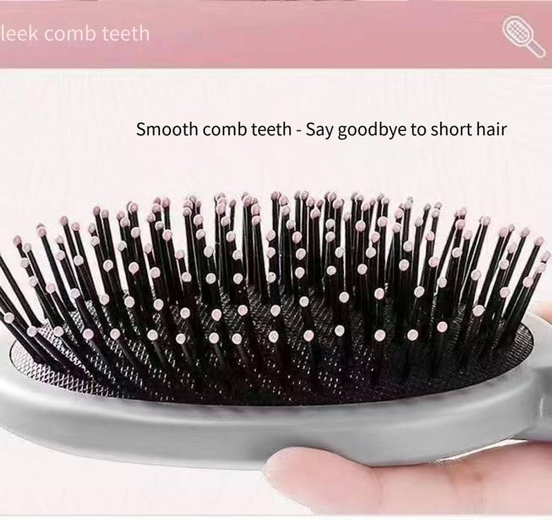 MsAnya 3 Pcs Paddle Hair Brush Set for Men and Women, Great On Wet or Dry Hair, No More Tangle, Detangles Long Thick Thin Curly Natural Hair - Image 2
