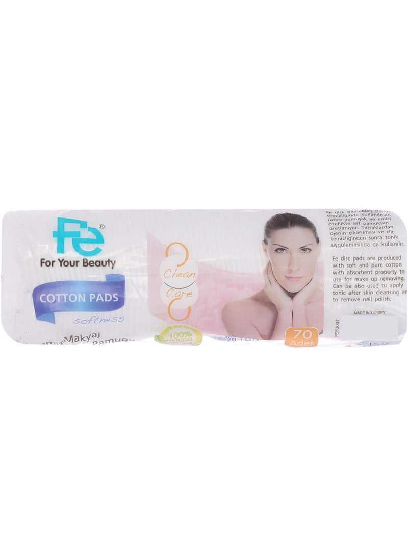 Fe Cotton Pads for Make-up 70 pcs