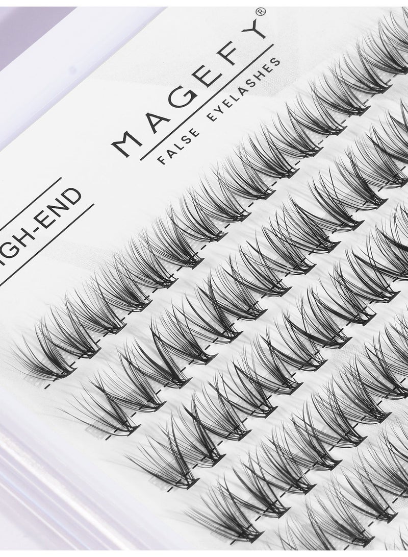 MAGEFY 220 clusters of false eyelashes, DIY eyelash extension and eye makeup kit, size 9-13mm. - Image 5