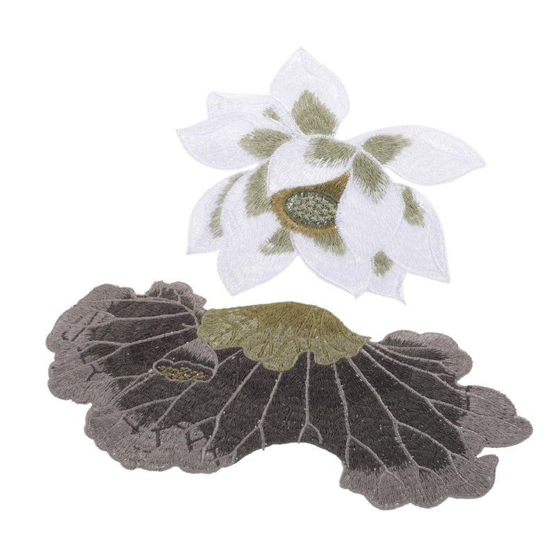 Flower Leaf Appliques Iron On Patches For Clothing Decor Trendy Floral - Image 2