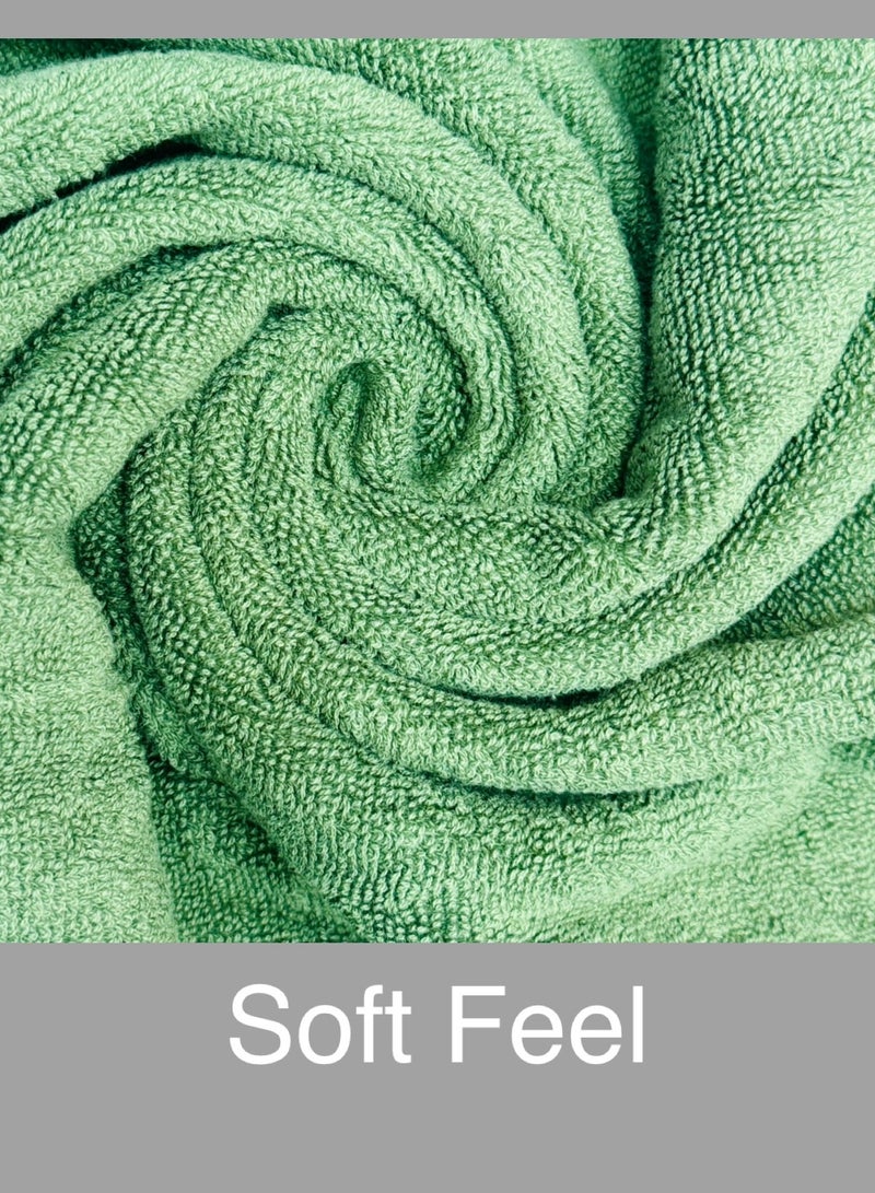 Hayat FETHIYE - 6 Piece Bath Sheets 80 x 160 cm Super Soft 100% Cotton Fast Absorbent & Quick Dry Towels 550-GSM -Assorted Colours - Image 2