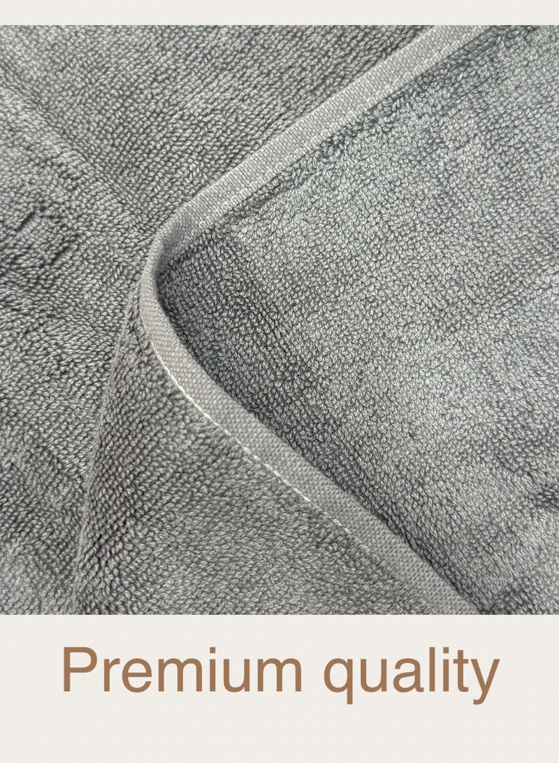 Hayat FETHIYE - 6 Piece Bath Sheets 80 x 160 cm Super Soft 100% Cotton Fast Absorbent & Quick Dry Towels 550-GSM -Assorted Colours - Image 4