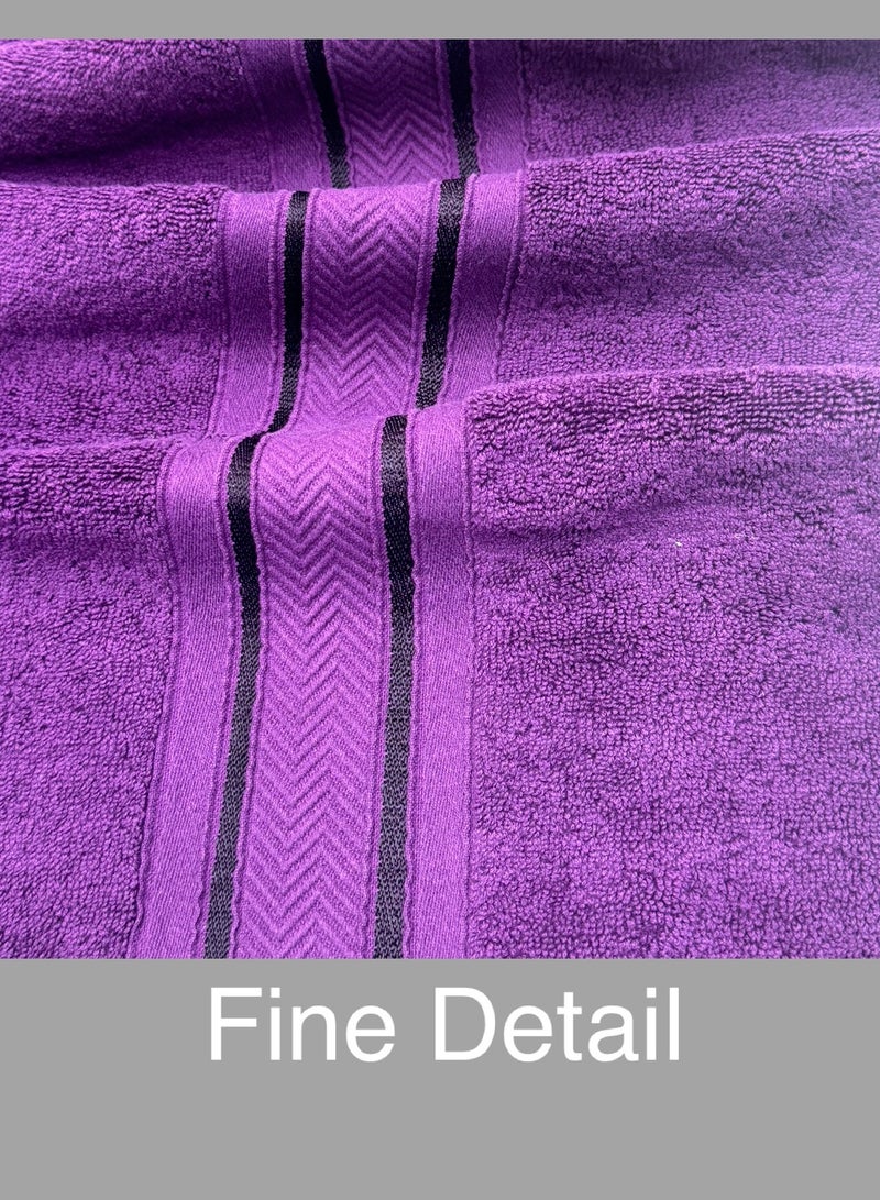 Hayat FETHIYE - 6 Piece Bath Sheets 80 x 160 cm Super Soft 100% Cotton Fast Absorbent & Quick Dry Towels 550-GSM -Assorted Colours - Image 5