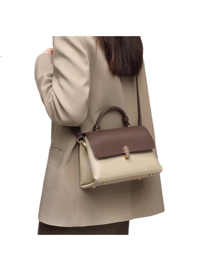Yuyula Leather Handbag, Women'S Bag, Handheld Mom Bag, High-End Brand Crossbody Bag, Birthday, Qixi Festival, Valentine'S Day Gift For Girlfriend - Image 1