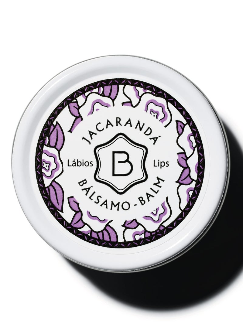 BENAMÕR Jacaranda Lip Balm – Nourishing Lip Care with Shea Butter, Argan Oil, Coconut & Almond | Softening, Moisturising Lip Treatment – 12ml - Image 1