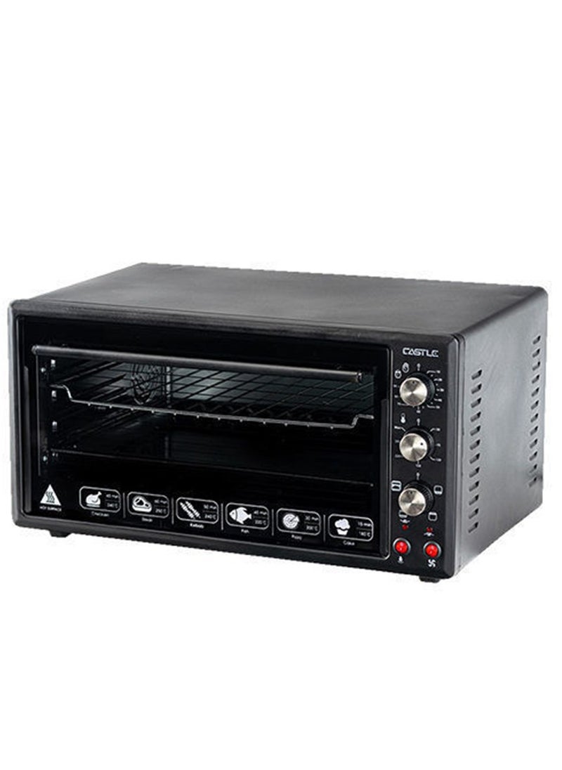 Castle Castle Electric Oven, 38 Litres, Grill, MO3038-R - Black 