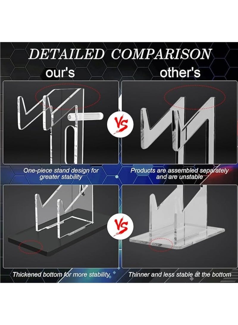 Beauenty 3 Tier Controller Stand and Headset Holder Game Accessories Storage Bracket for PS5 PS4 Nintendo Switch Xbox, Controller Holder Headset Stand Gaming Accessories,Desk Mounts for Controller - Image 5
