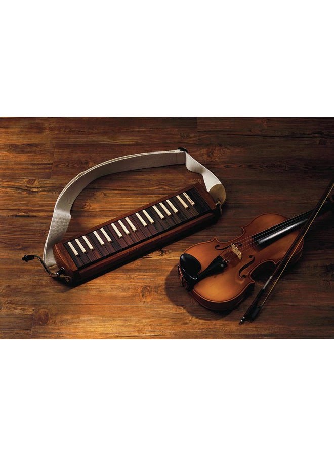 Suzuki Wood keyboard harmonica Melodion W-37 - Image 2